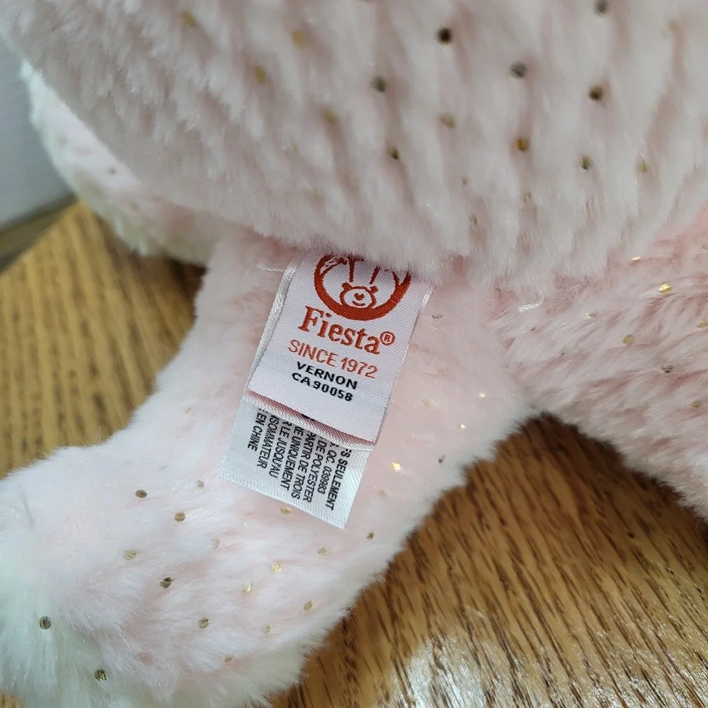 Fiesta Vernon Sea Treasures Plush Pink Octopus 7.5